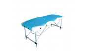 Массажный стол DFC NIRVANA, Elegant DELUXE, 186х70х5 см, алюм. ножки, цвет голуб./беж.