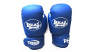 Перчатки  боксерские REALSPORT 12 унций, синий