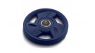 Диск олимпийский 10 кг ZIVA серии ZVO уретановое покрытие синий