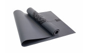 Коврик для йоги 2.5 мм серый в сумке с ремешком для йоги