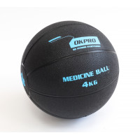 Мяч медицинский 4 кг обрезиненный OKPRO